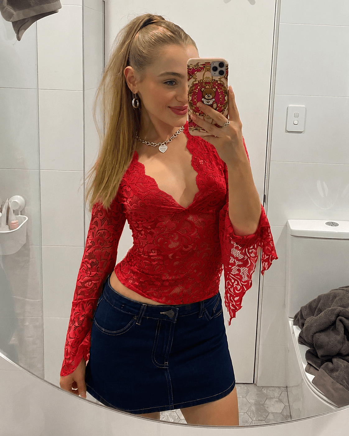 ZEYA - Aurore V-Neck Lace Top