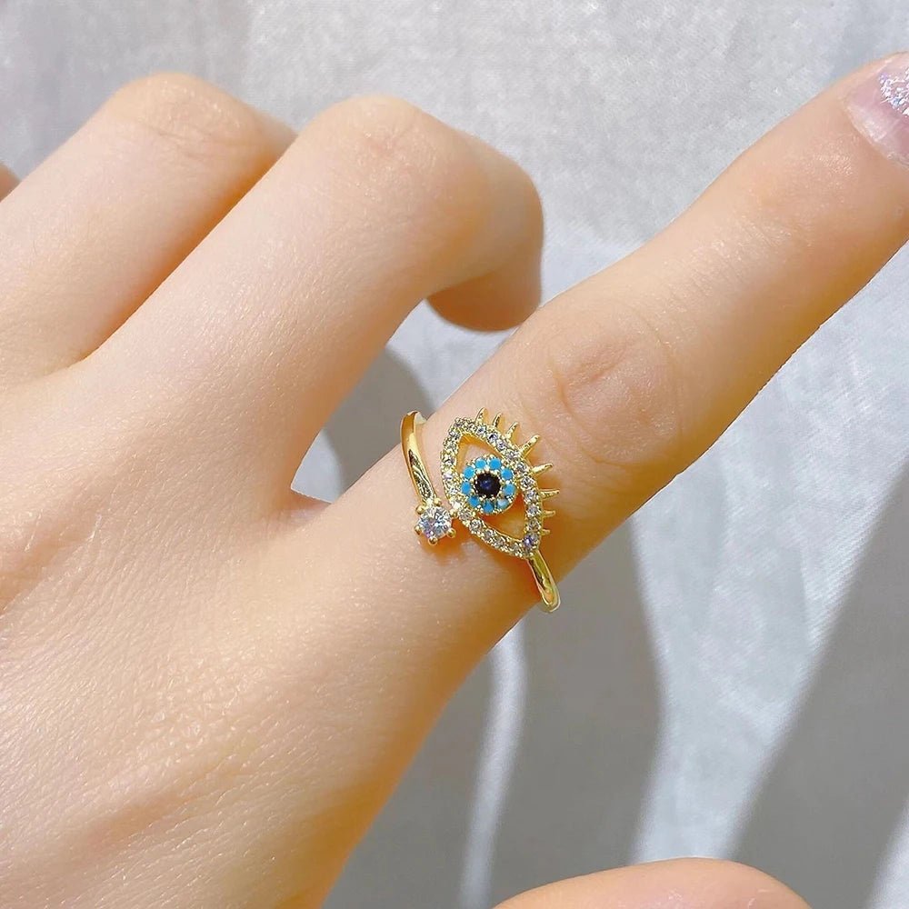 ZEYA - Ayla Evil Eye Ring