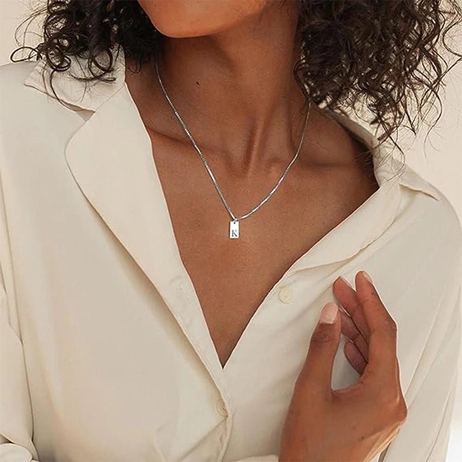ZEYA - Bella Initial Pendant Necklace