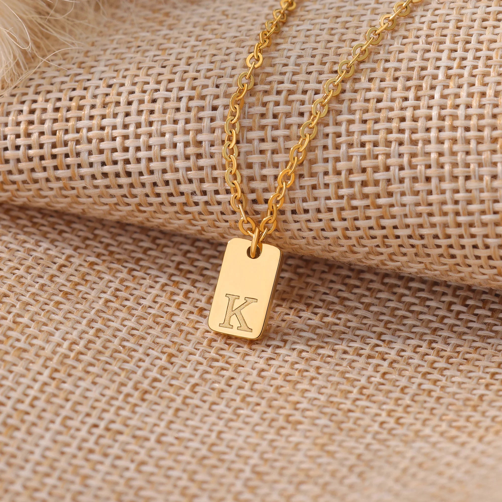 ZEYA - Bella Initial Pendant Necklace