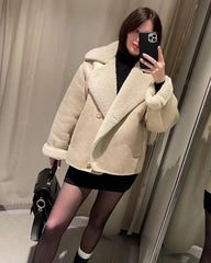 Blythe Sherpa kunstlæderjakke