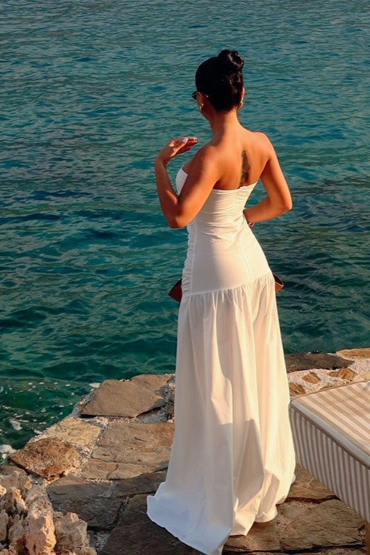 ZEYA - Camia Cut - Out Strapless Maxi Dress