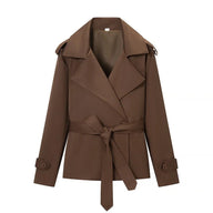 Candice Cropped Trenchcoat