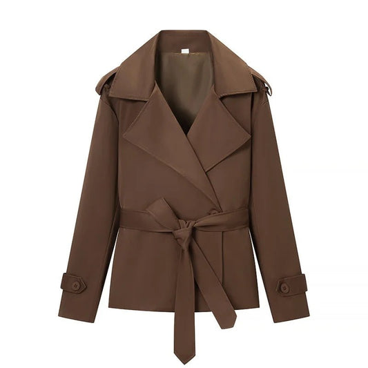 ZEYA - Candice Cropped Trench Coat