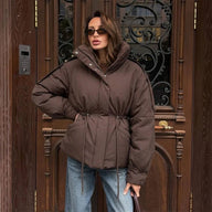 Carmen Oversized Drawstring Waist Puffer Jacket