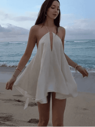 Catalina Off-Shoulder Hollow Out Summer Dress