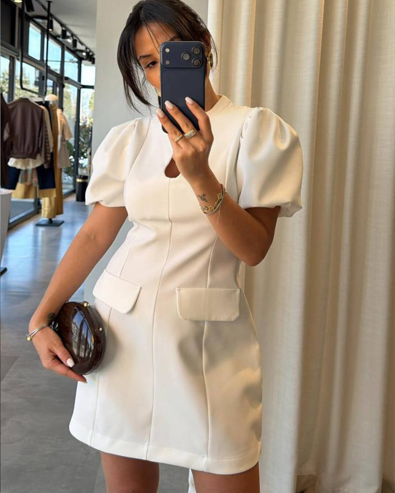 ZEYA - Celeste Puff Sleeve Mini Dress