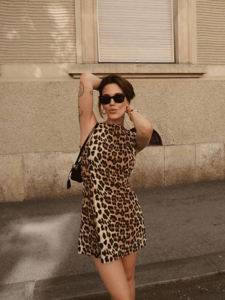 ZEYA - Chantal Leopard Mini Dress