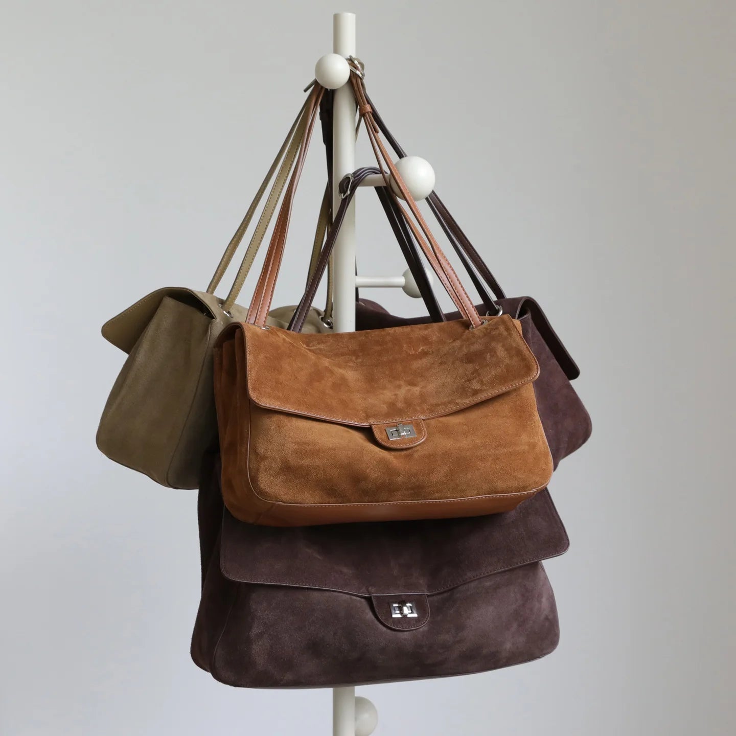 ZEYA - Denise Matte Suede Crossbody Tote