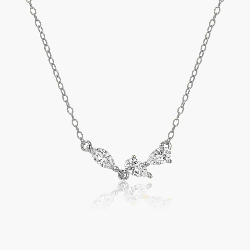 ZEYA - Diane Multi - Cut Zirconia Necklace