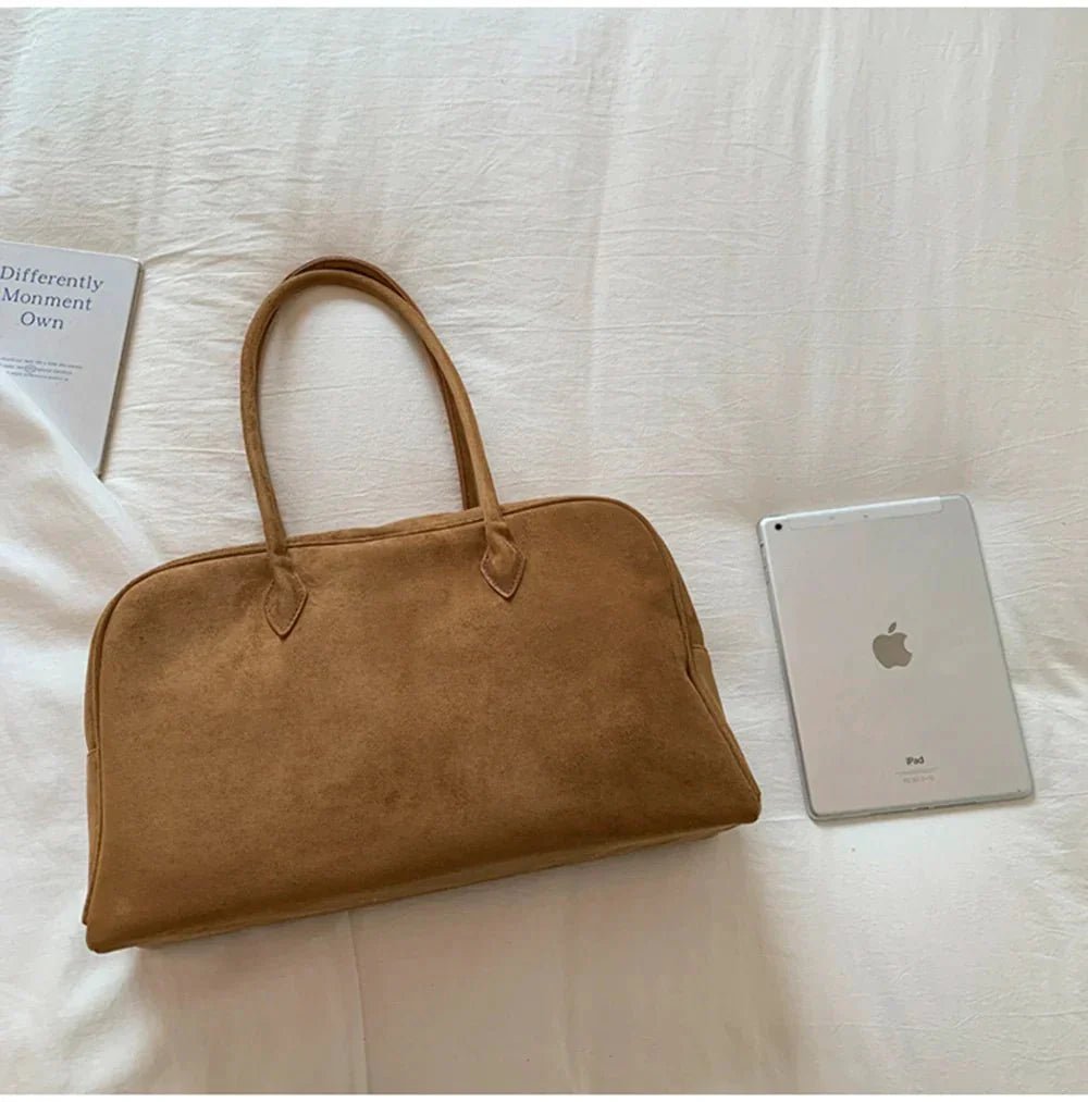 ZEYA - Dominica Suede Shoulder Bag