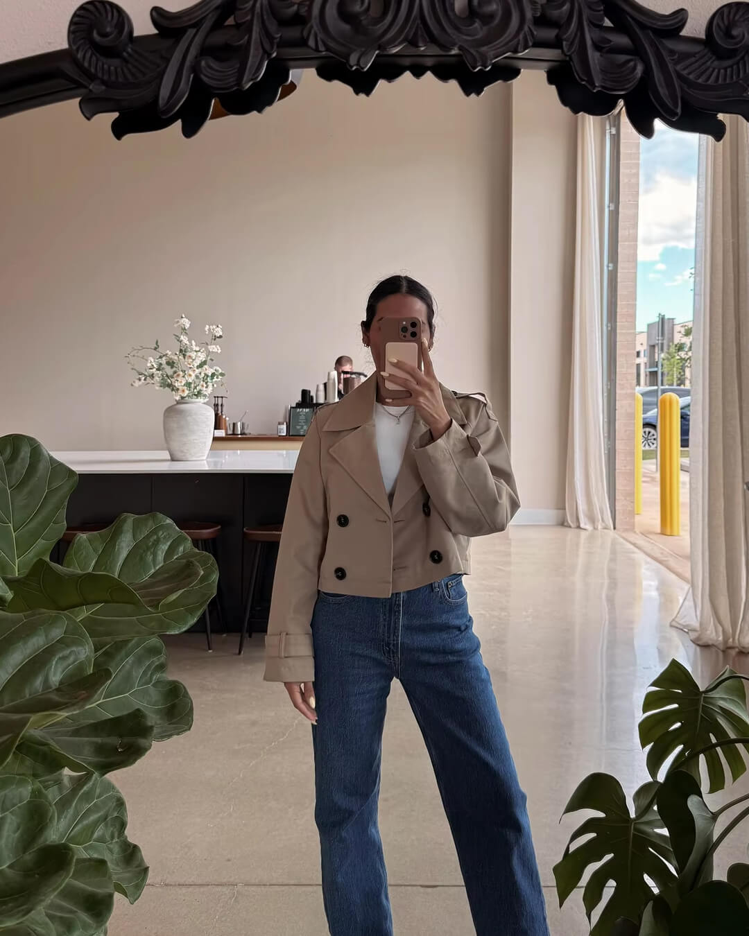 ZEYA - Ella Cropped Trench Coat