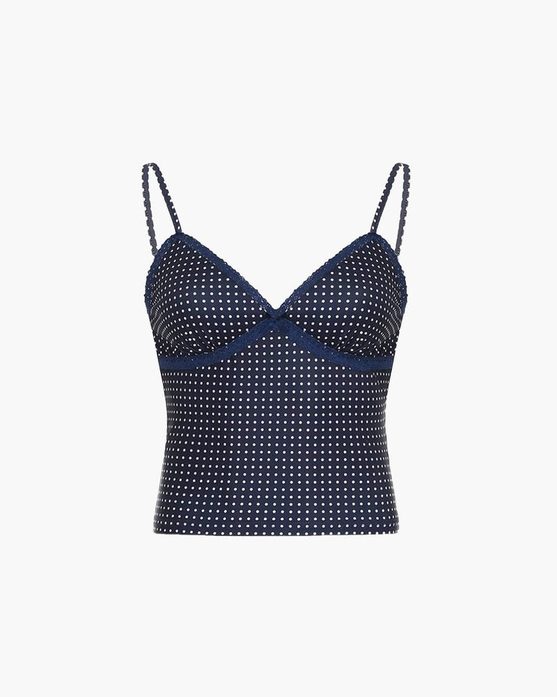 ZEYA - Ellaine Polka Dot Crop Top