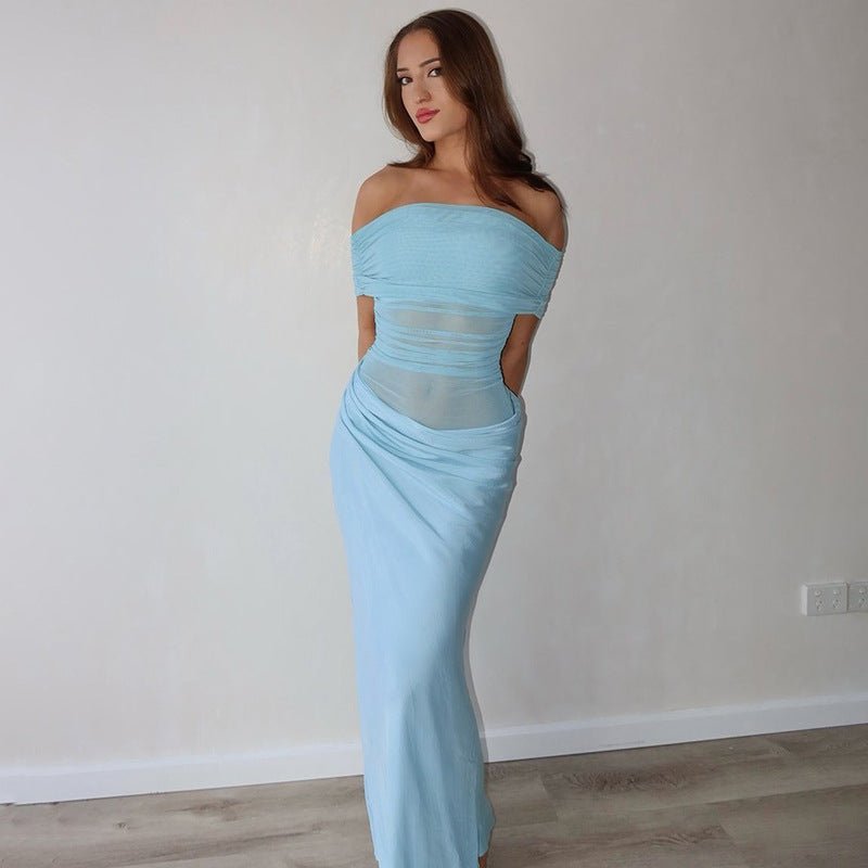 ZEYA - Emilia Asymmetrical Lace Long Dress