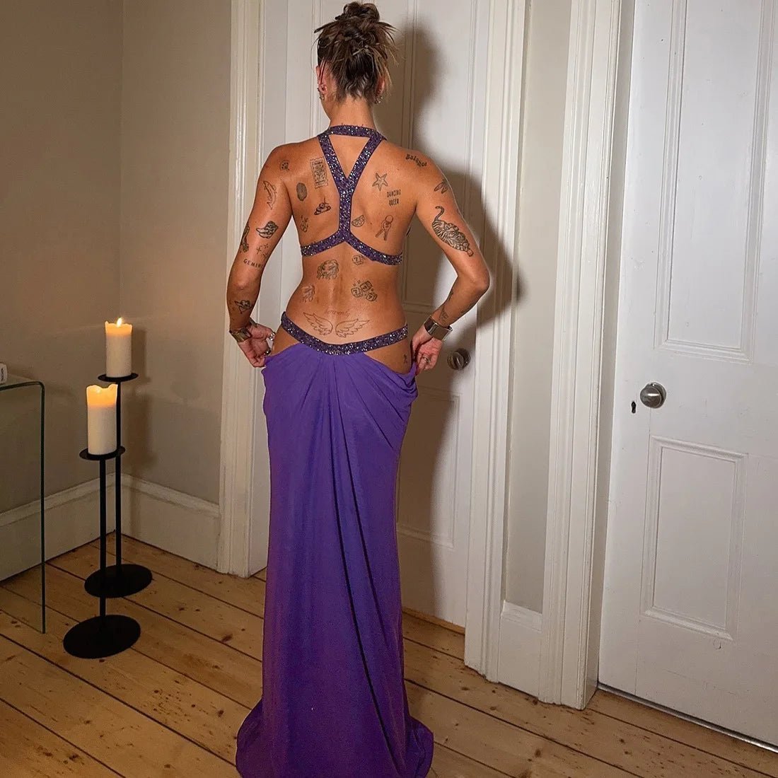 ZEYA - Emilia Halter Maxi Dress