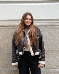 Emma Faux Leather Jacket