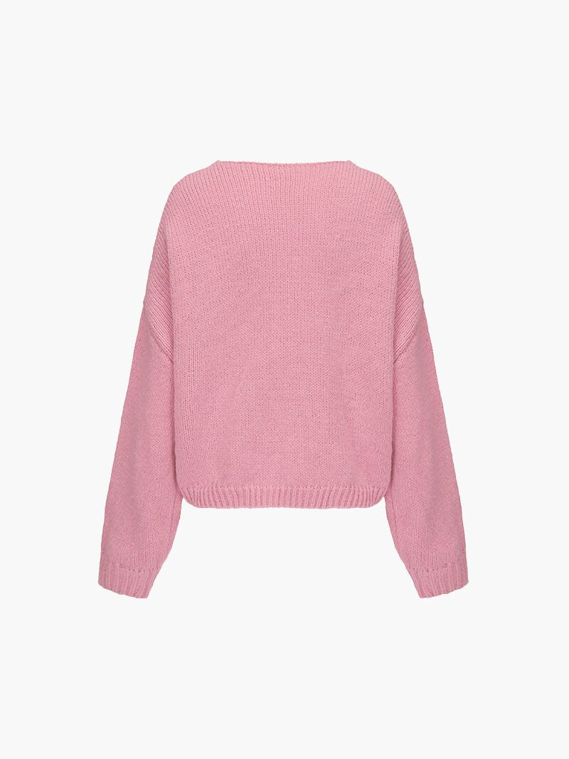 ZEYA - Emma Knit Cardigan with Bow Design