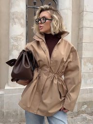 Eve trenchcoat med snøre