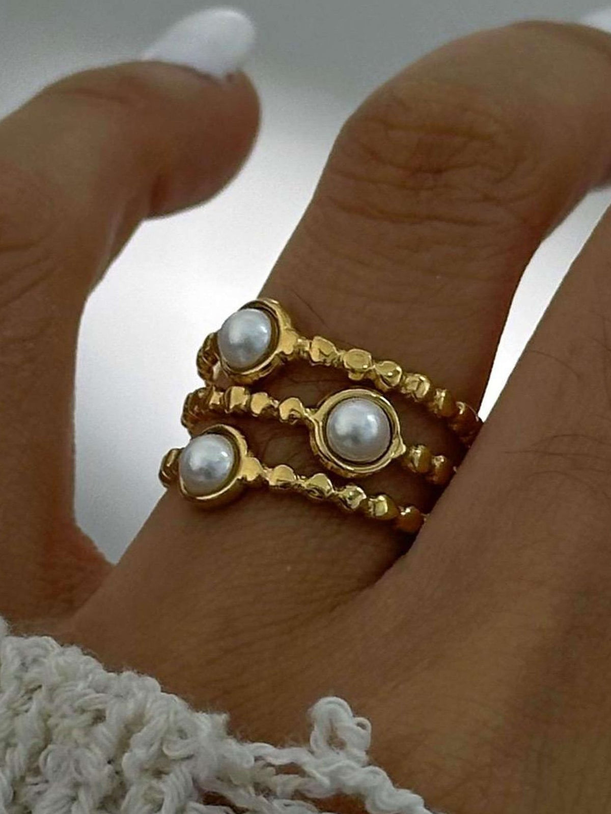 ZEYA - Farina Pearl Ring