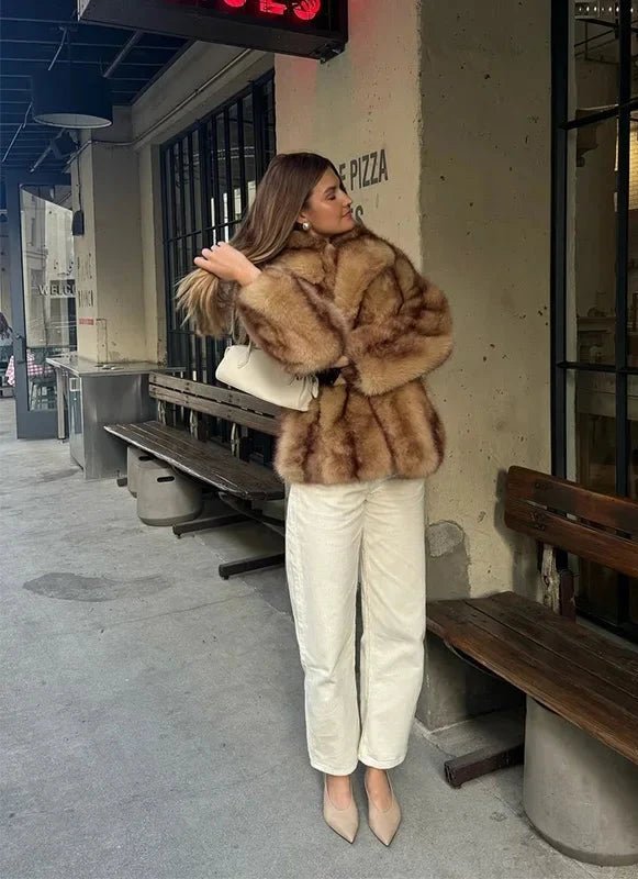 ZEYA - Fely Faux Fur Coat