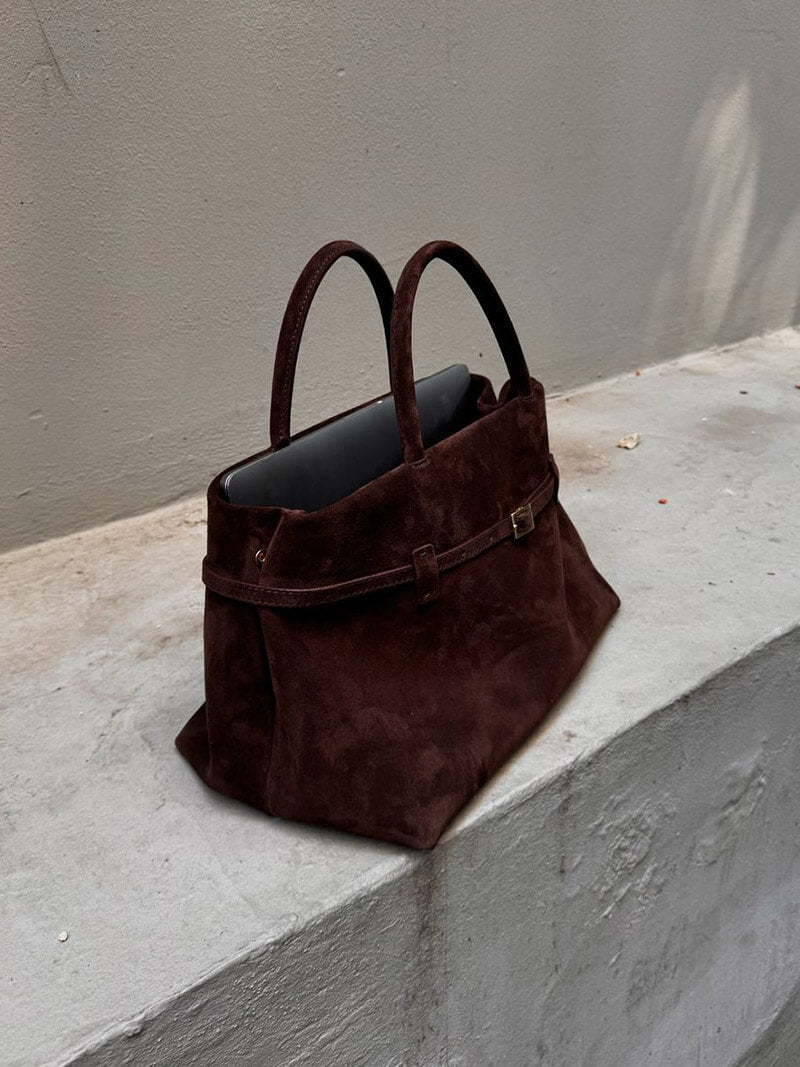 ZEYA - Fiona Suede Crossbody Bag