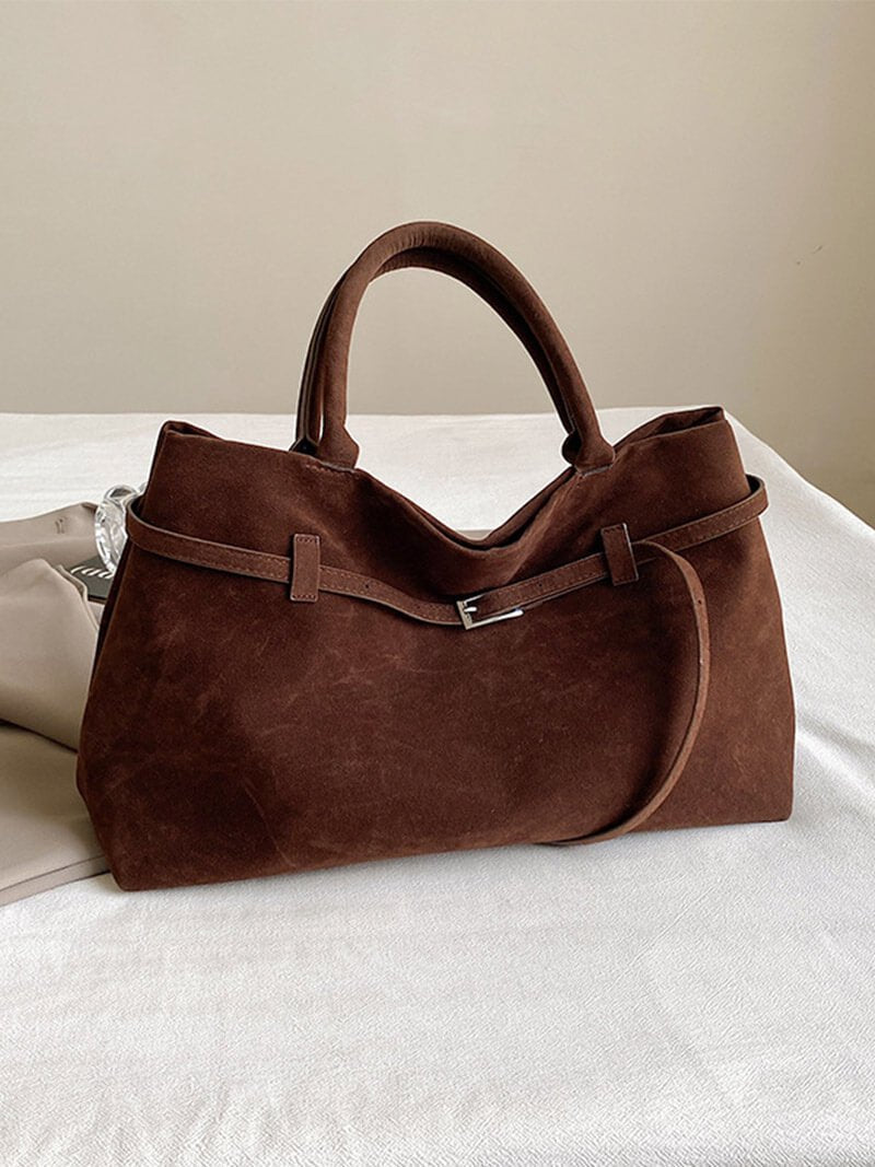 ZEYA - Fiona Suede Crossbody Bag