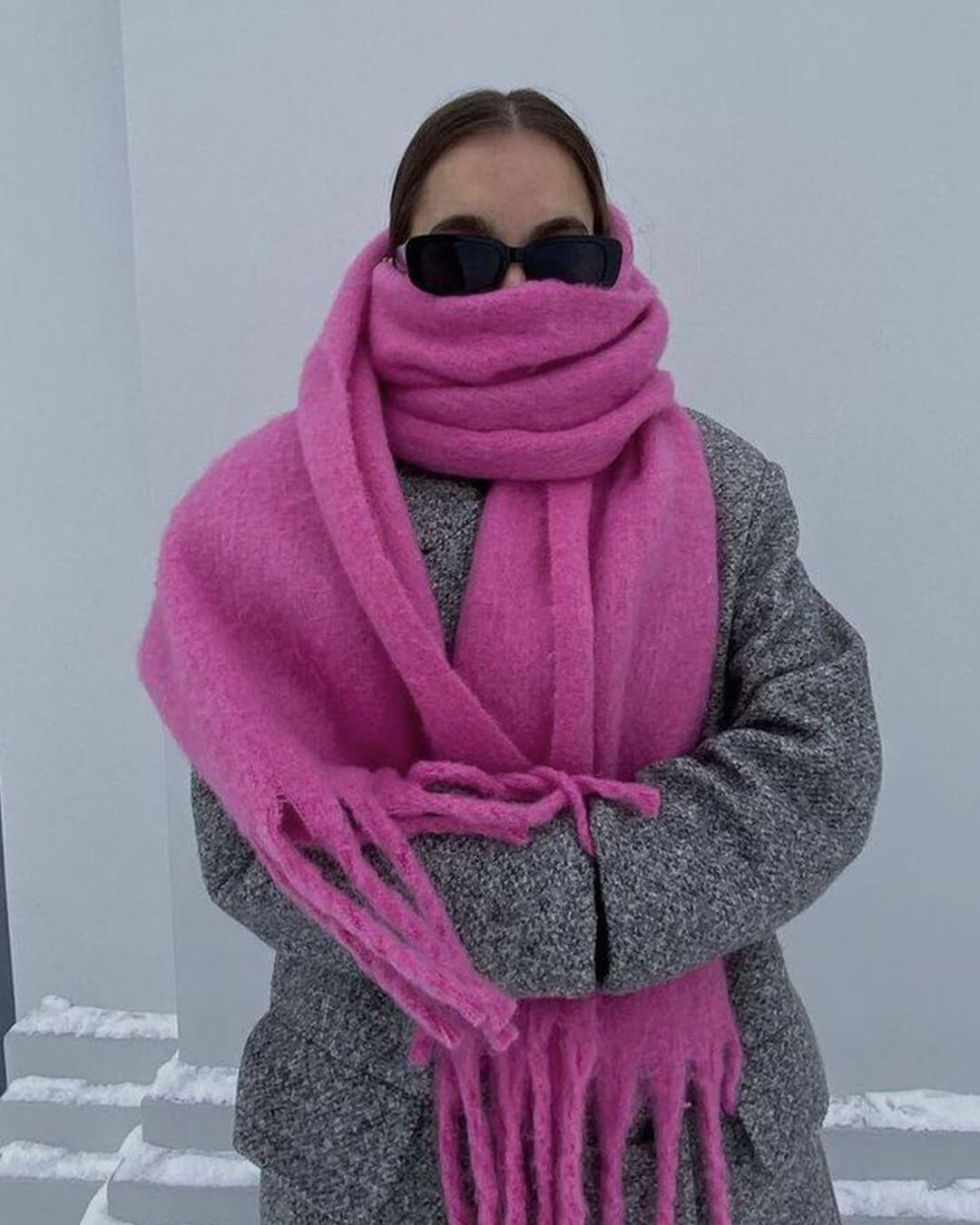 ZEYA - Gabriella Tasseled Winter Scarf