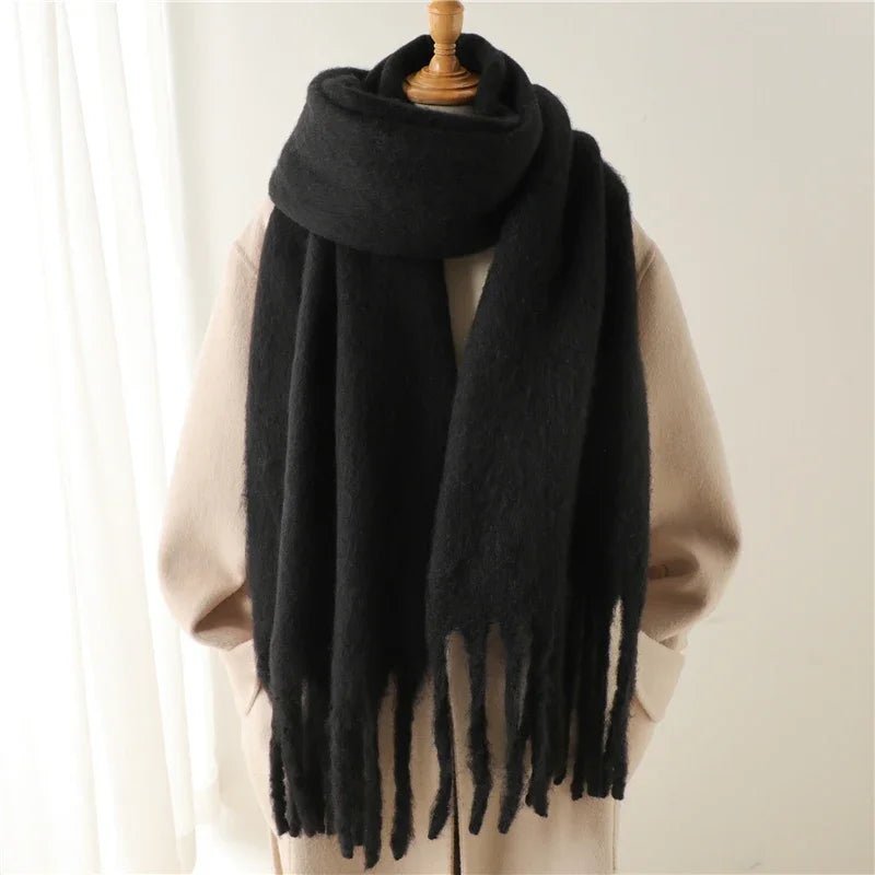 ZEYA - Gabriella Tasseled Winter Scarf