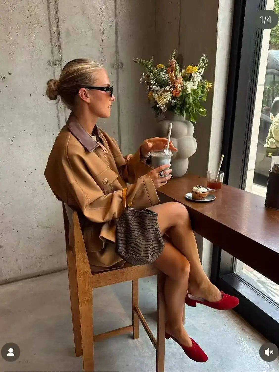 Emilia Flagermusærmet Zip-up Jakke