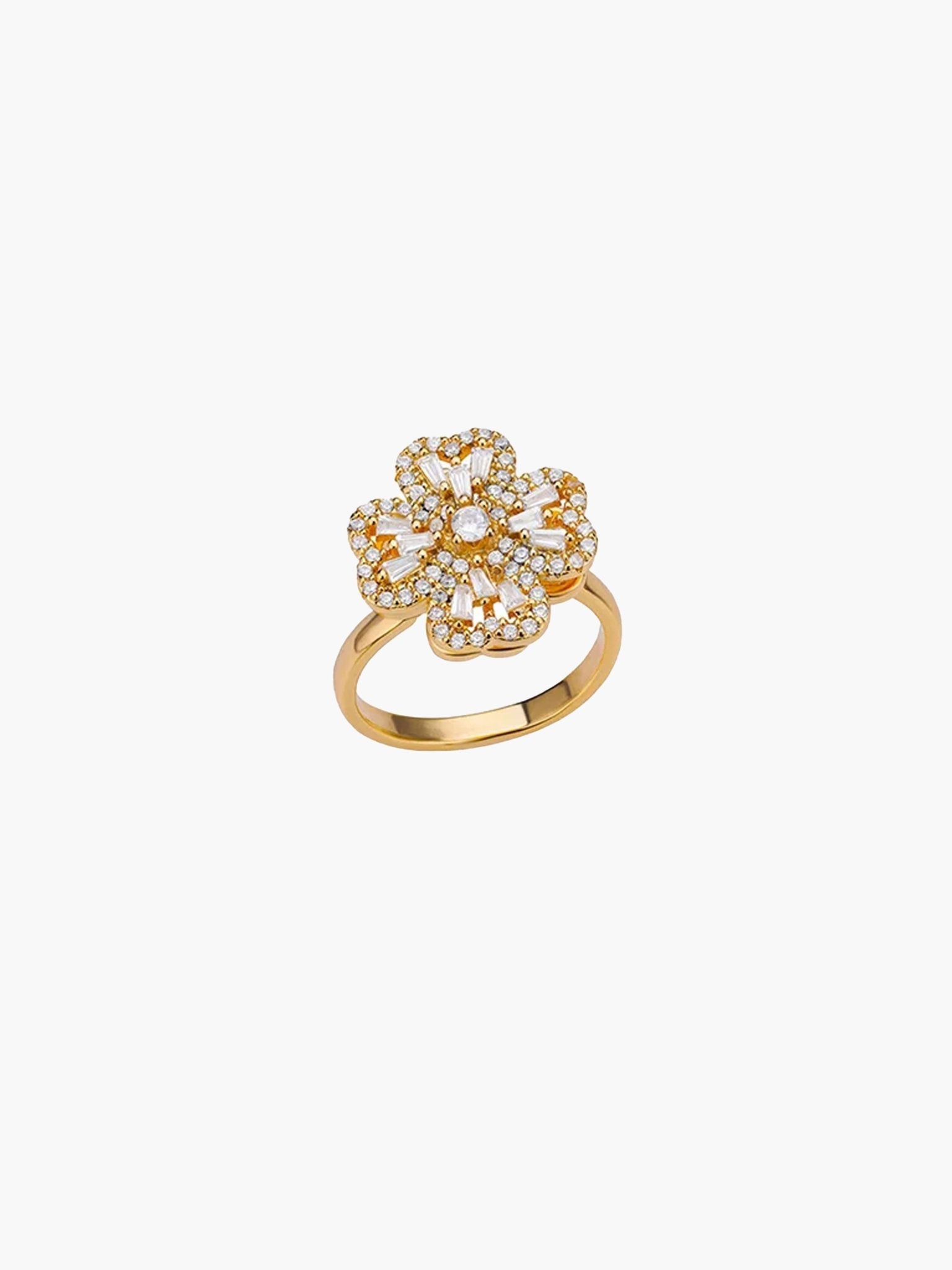 ZEYA - Hazel Clover Leaf Anxiety Ring