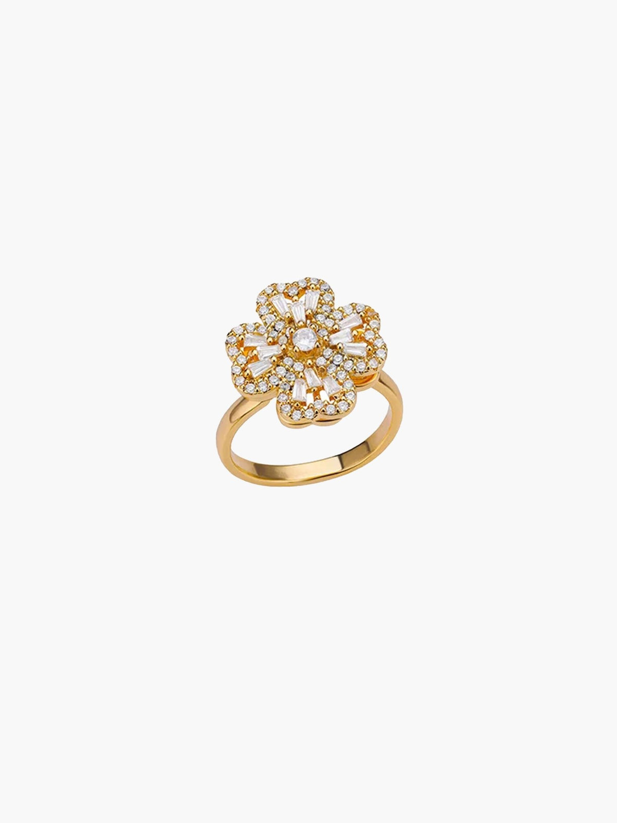 ZEYA - Hazel Clover Leaf Anxiety Ring