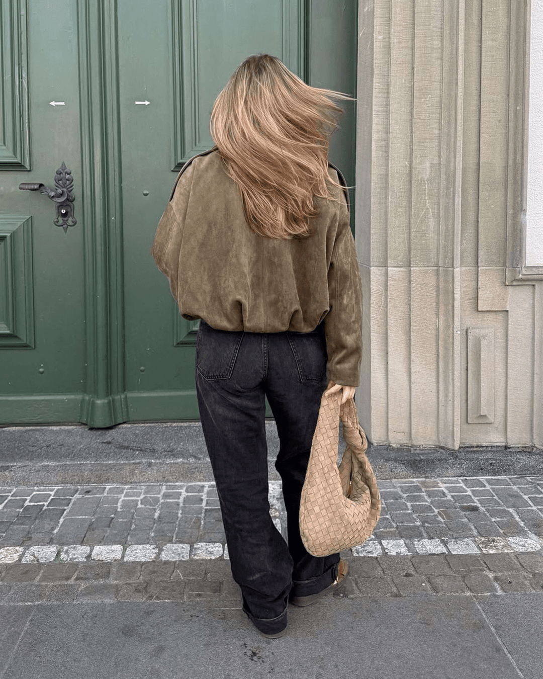 ZEYA - Helen Faux Suede Bomber Jacket