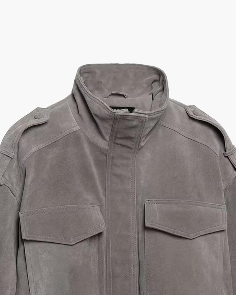 ZEYA - Jasmin Faux Suede Cropped Jacket