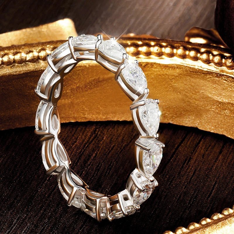 ZEYA - Kath Pear Cut Zirconia Ring