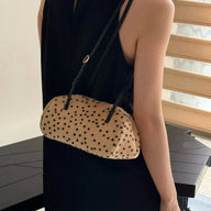 Layla Cheetah Skuldertaske i kunstpels