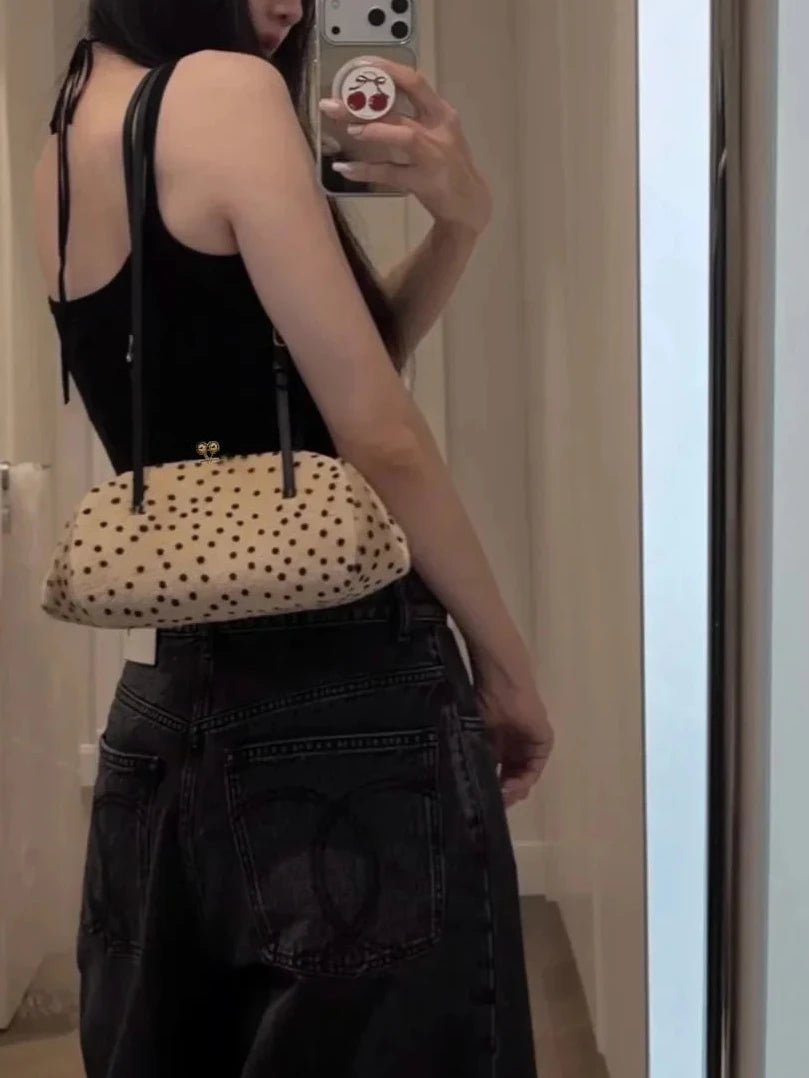 ZEYA - Layla Cheetah Faux Fur Shoulder Bag