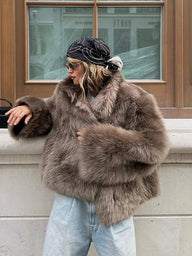 Lena faux fur coat