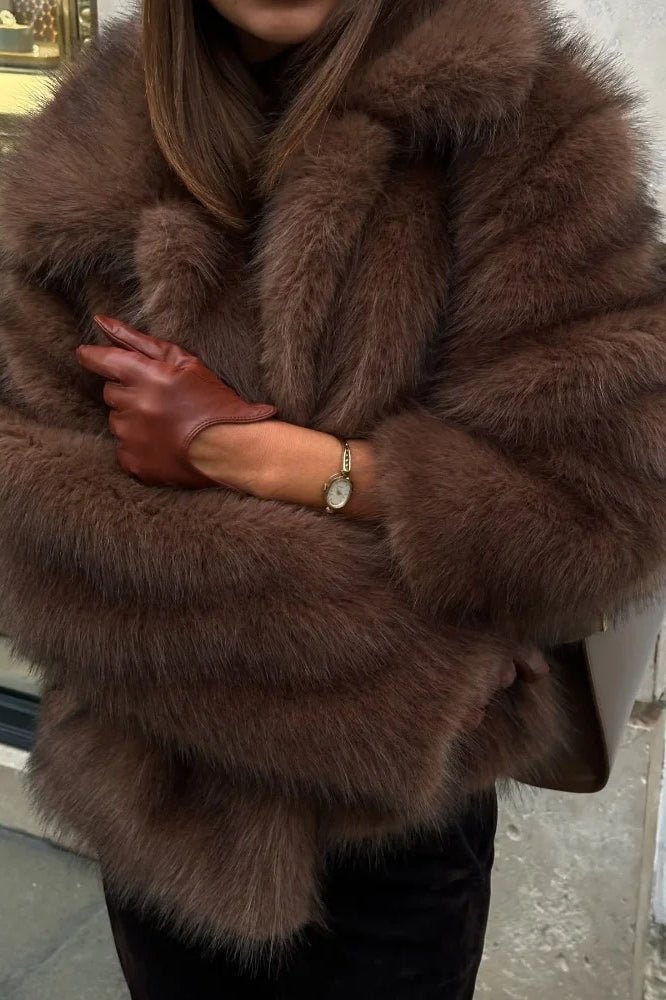 ZEYA - Lilibeth Faux Fur Short Coat