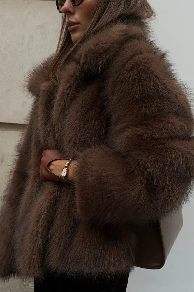 ZEYA - Lilibeth Faux Fur Short Coat