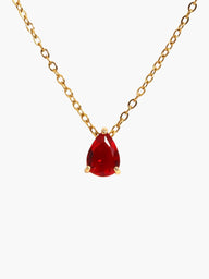 Lilith Teardrop Birthstone Necklace