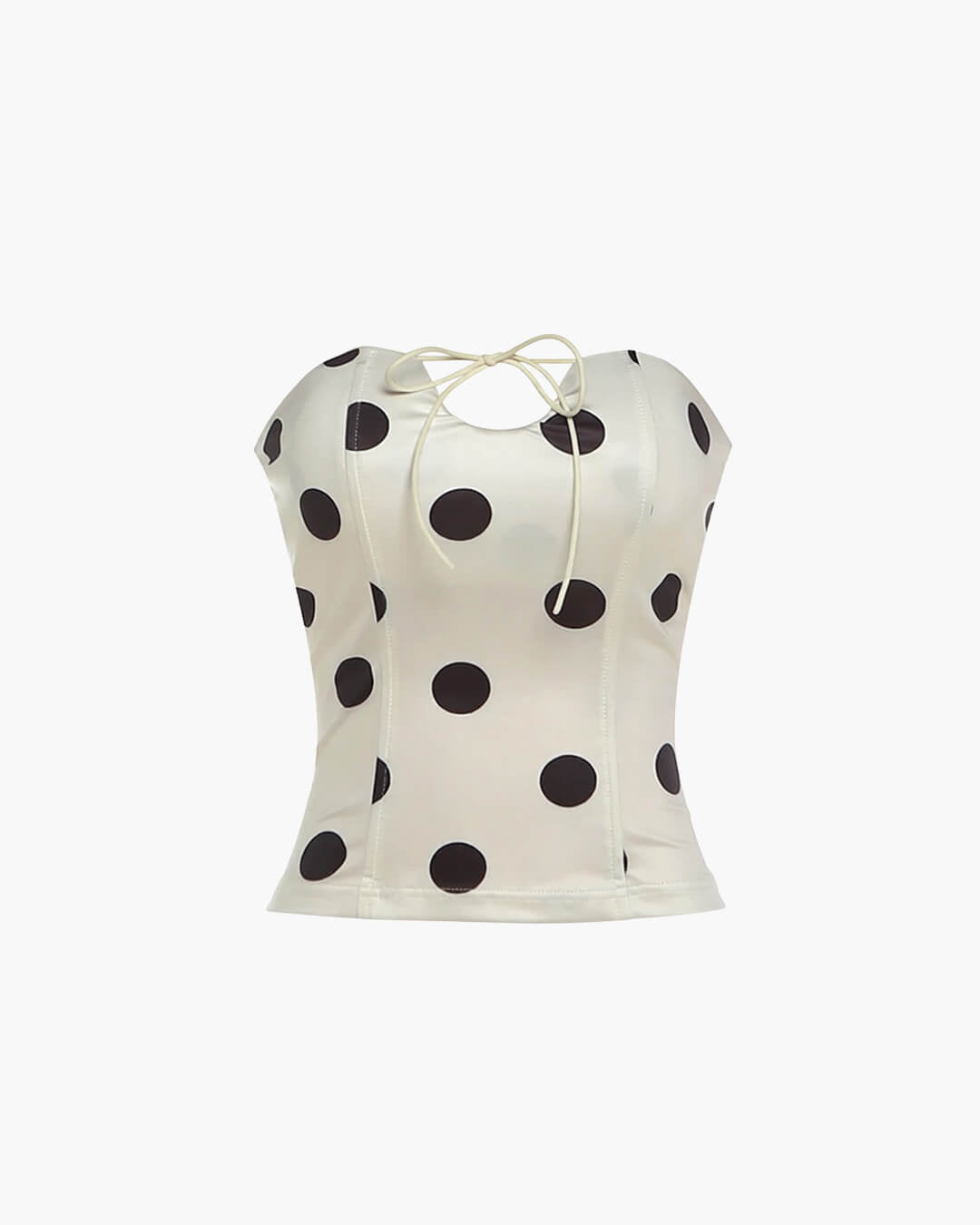 ZEYA - Lydia Polka Dot Strapless Top