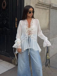 Maila. Blondecardigan top
