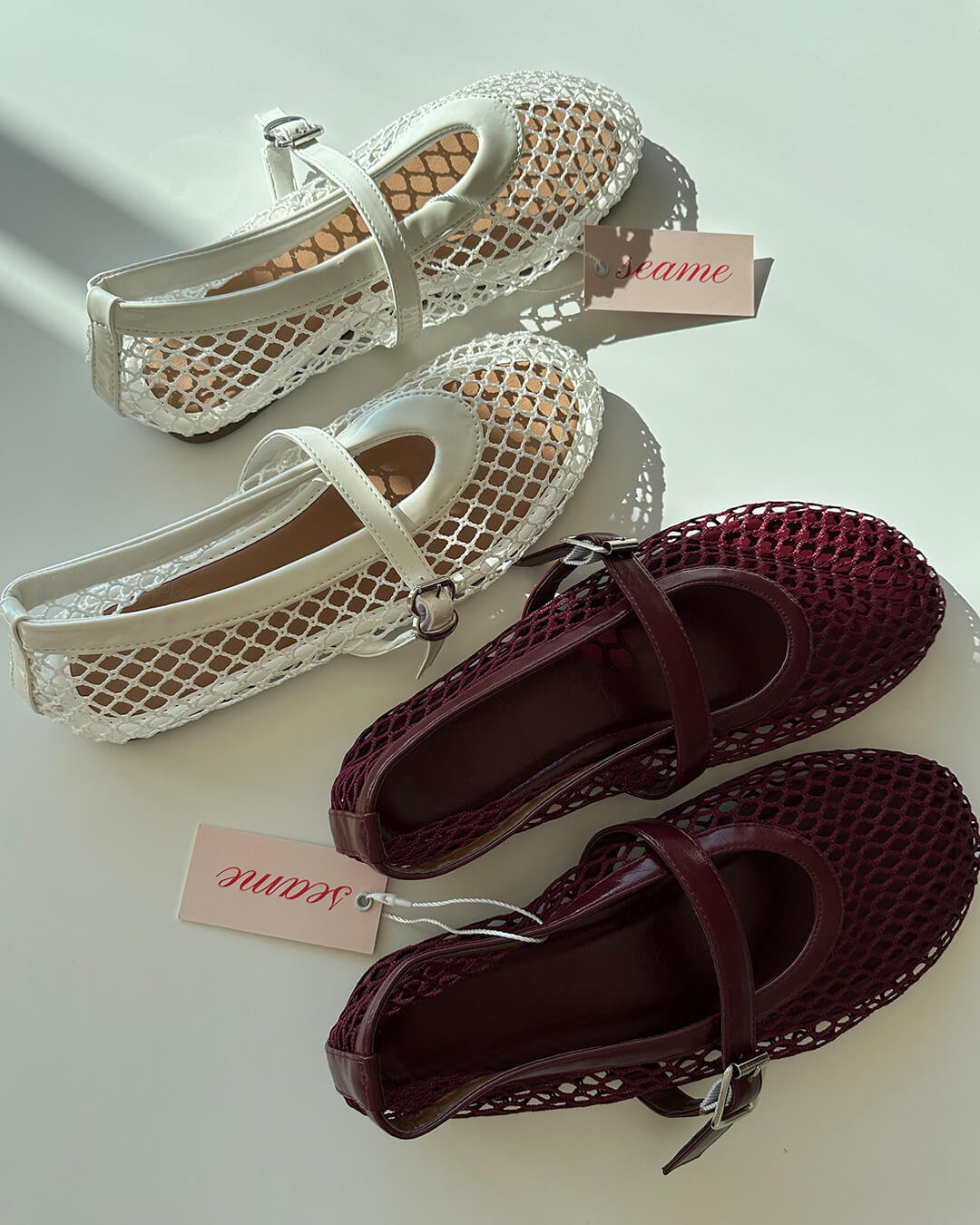 ZEYA - Margaret Mesh Ballet Flats