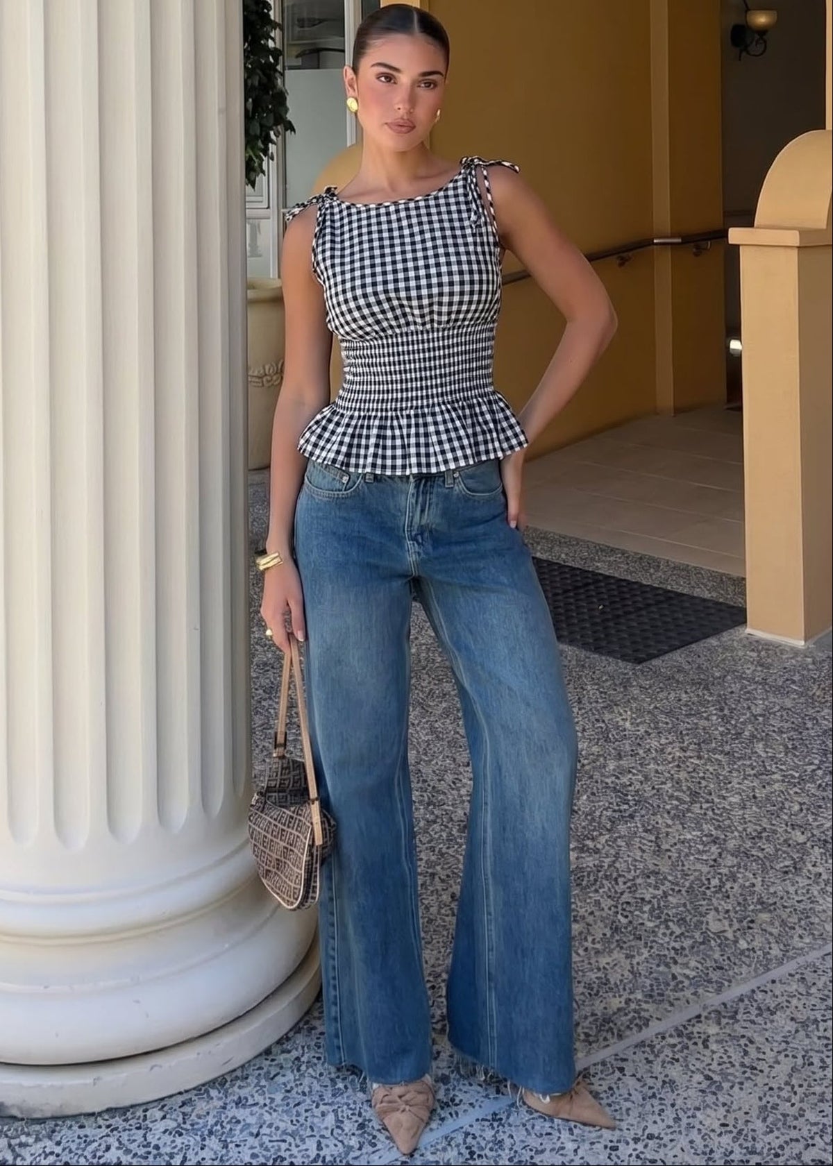 ZEYA - Margot Plaid Sleeveless Top