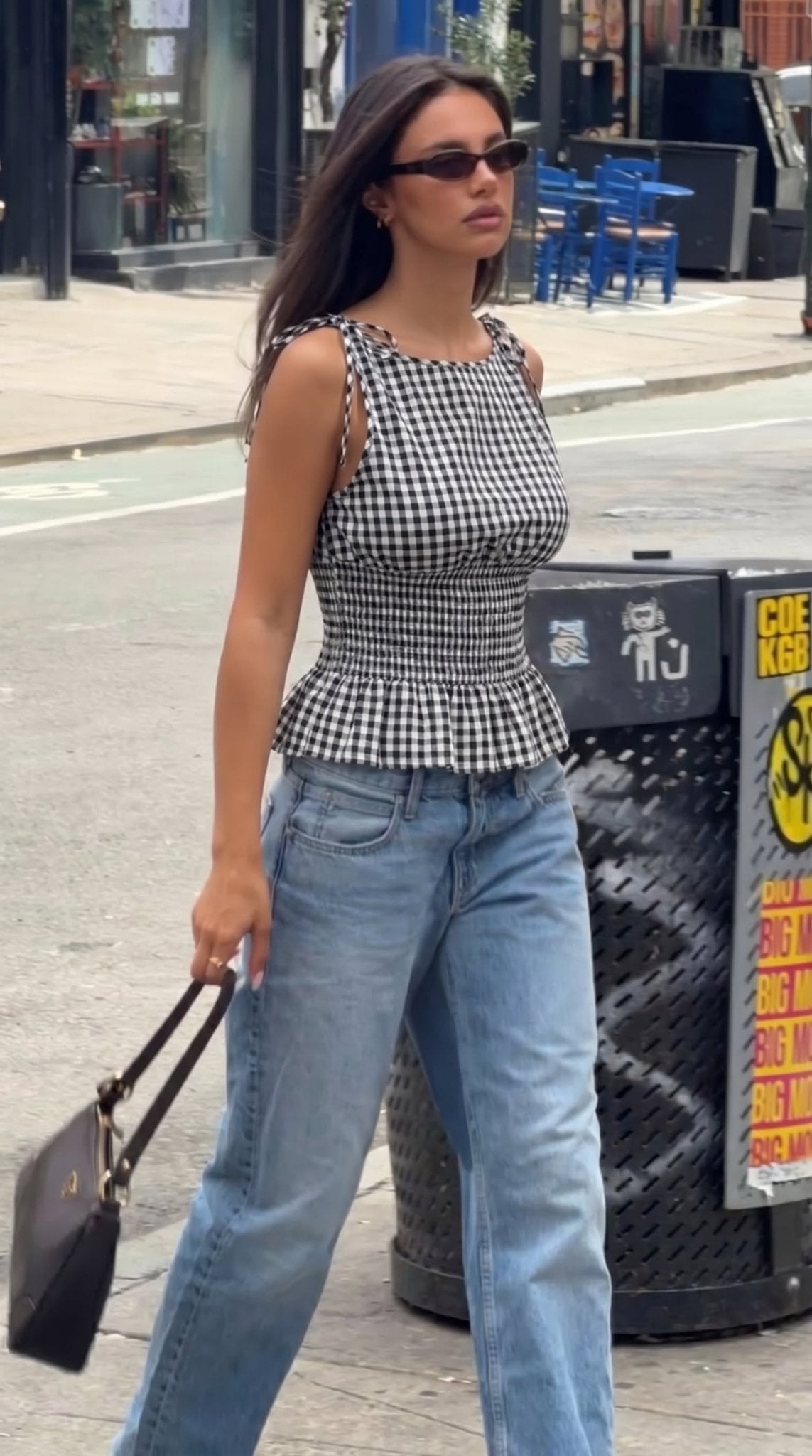 ZEYA - Margot Plaid Sleeveless Top