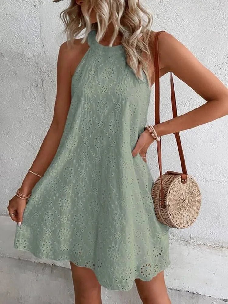 ZEYA - Maria Bohemian Embroidered Mini Dress