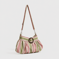 Maria Striped Shoulder Bag
