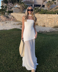 Mary asymmetrisk maxi-kjole