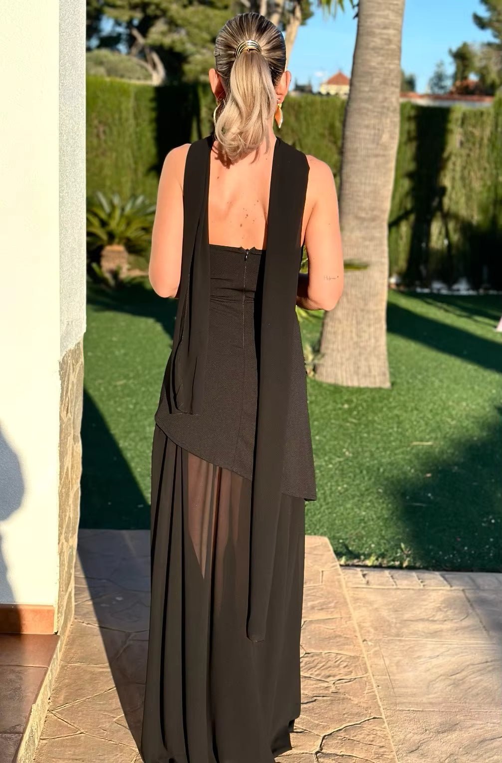 ZEYA - Mary Asymmetric Maxi Dress