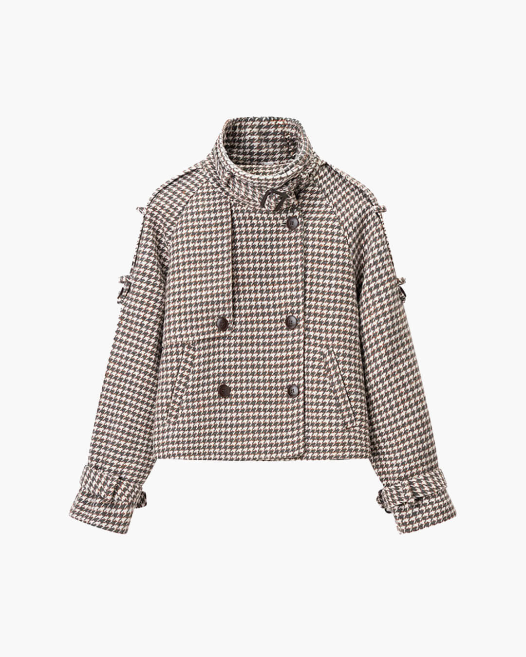 ZEYA - Mila Plaid Trench Coat